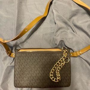MK Fanny pack with chain